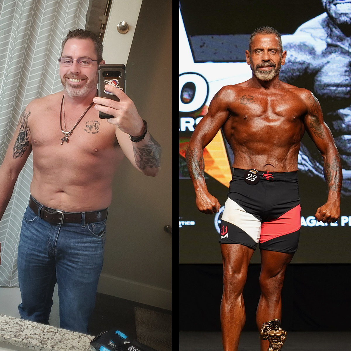 1-on-1 Body Transformation result