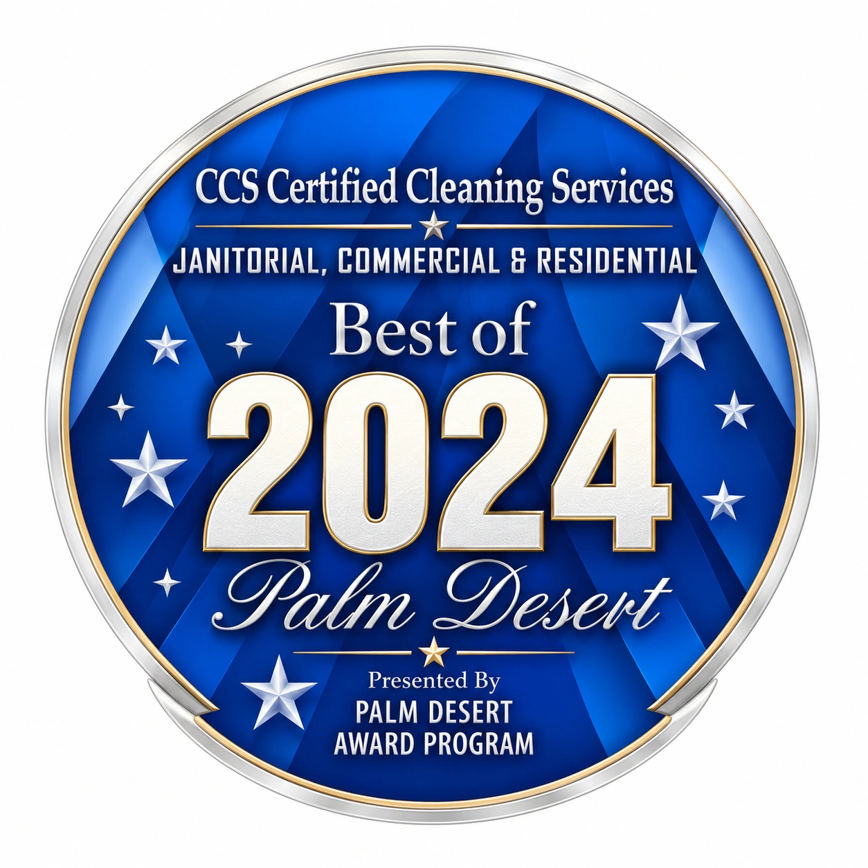 Best of 2024 Palm Desert Award - CCS Certified Cleaning Services