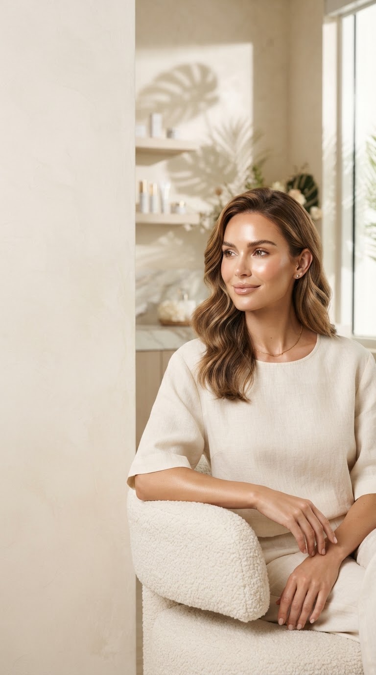 Woman with smooth skin after a laser hair removal consultation in Miami