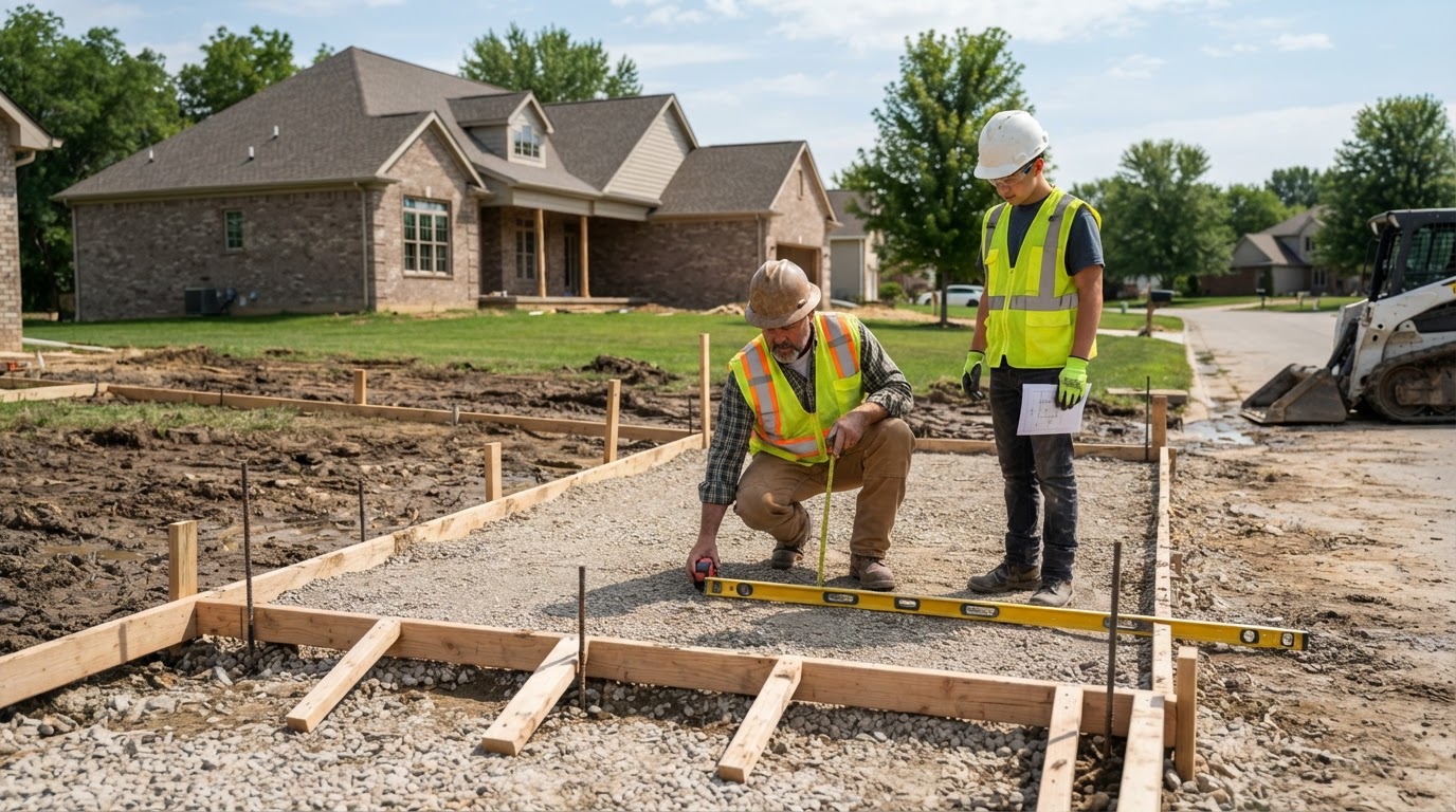Concrete project site evaluation