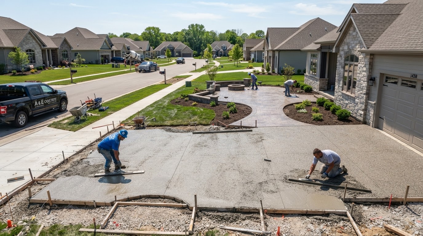 Concrete services across Northwest Indiana communities near Schererville