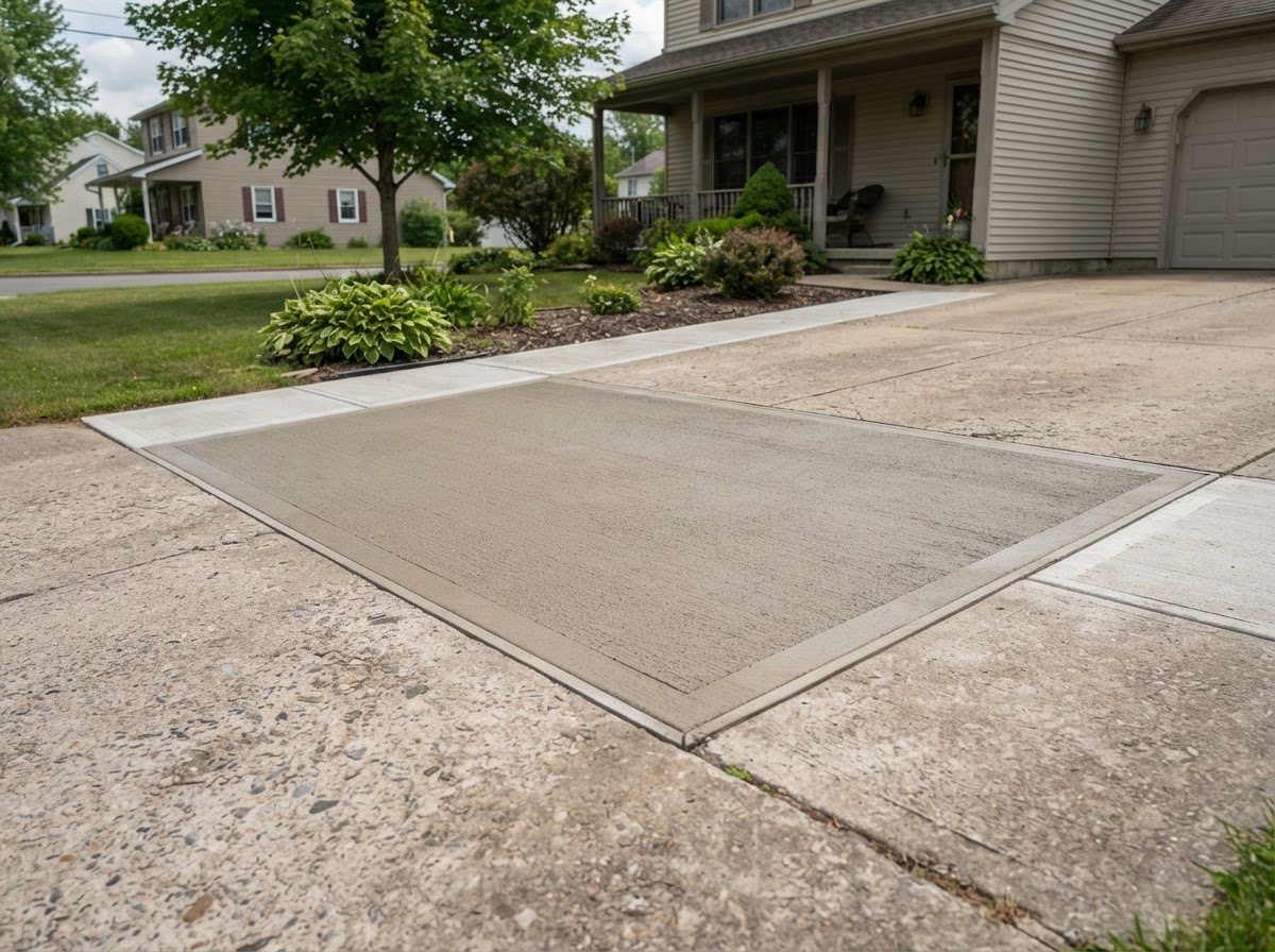 Finished concrete repair in Fairmount NY