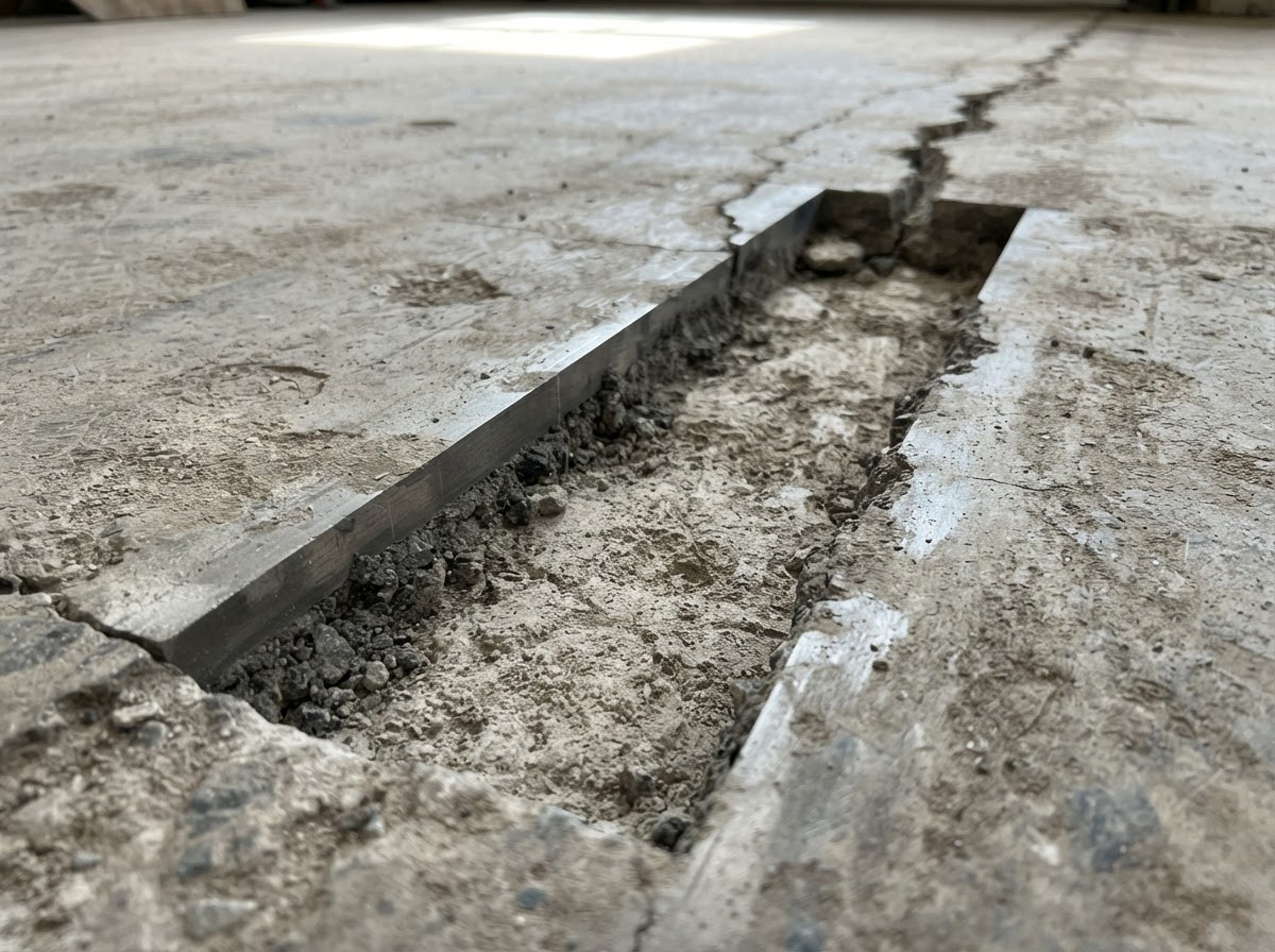 Crack repair preparation for concrete in Skaneateles NY