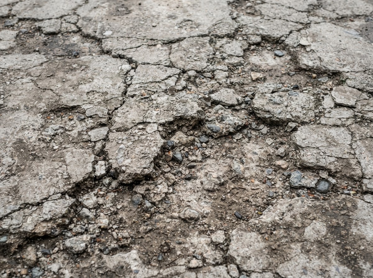 Cracked and spalling concrete surface with scaling in Camillus NY