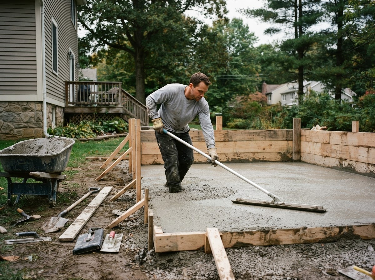 Professional concrete placement and finishing in Central New York