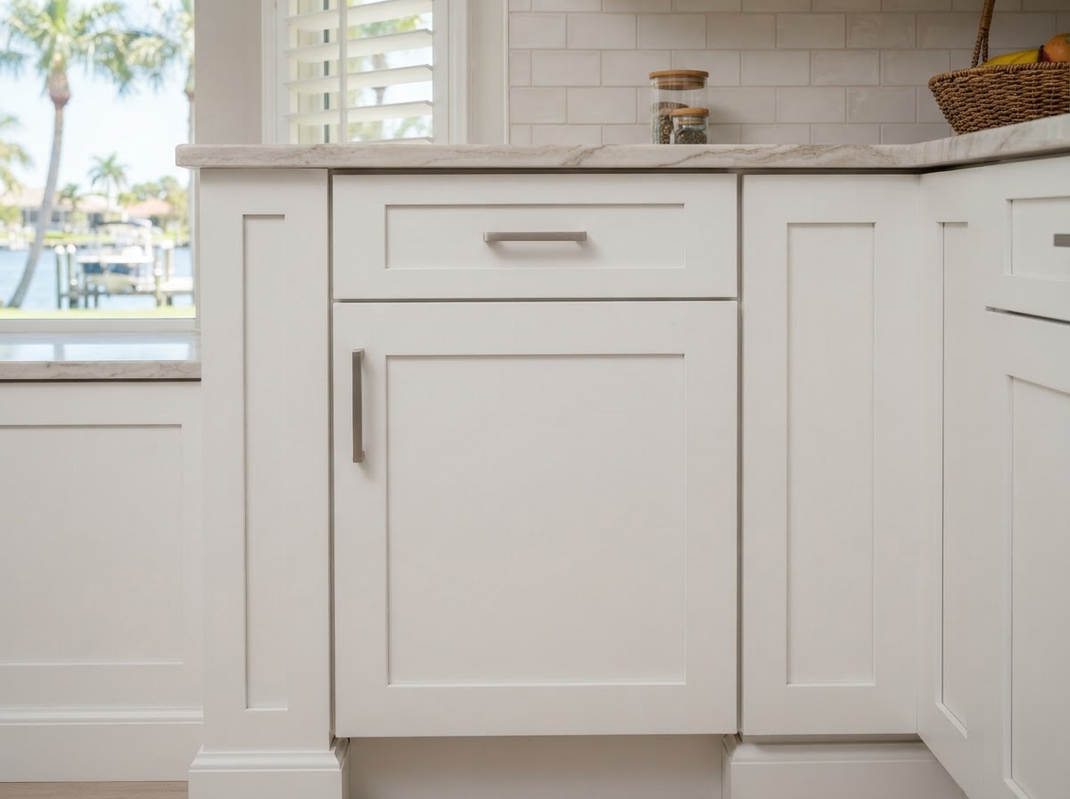 Cabinet alignment and reveal detail in Apollo Beach FL
