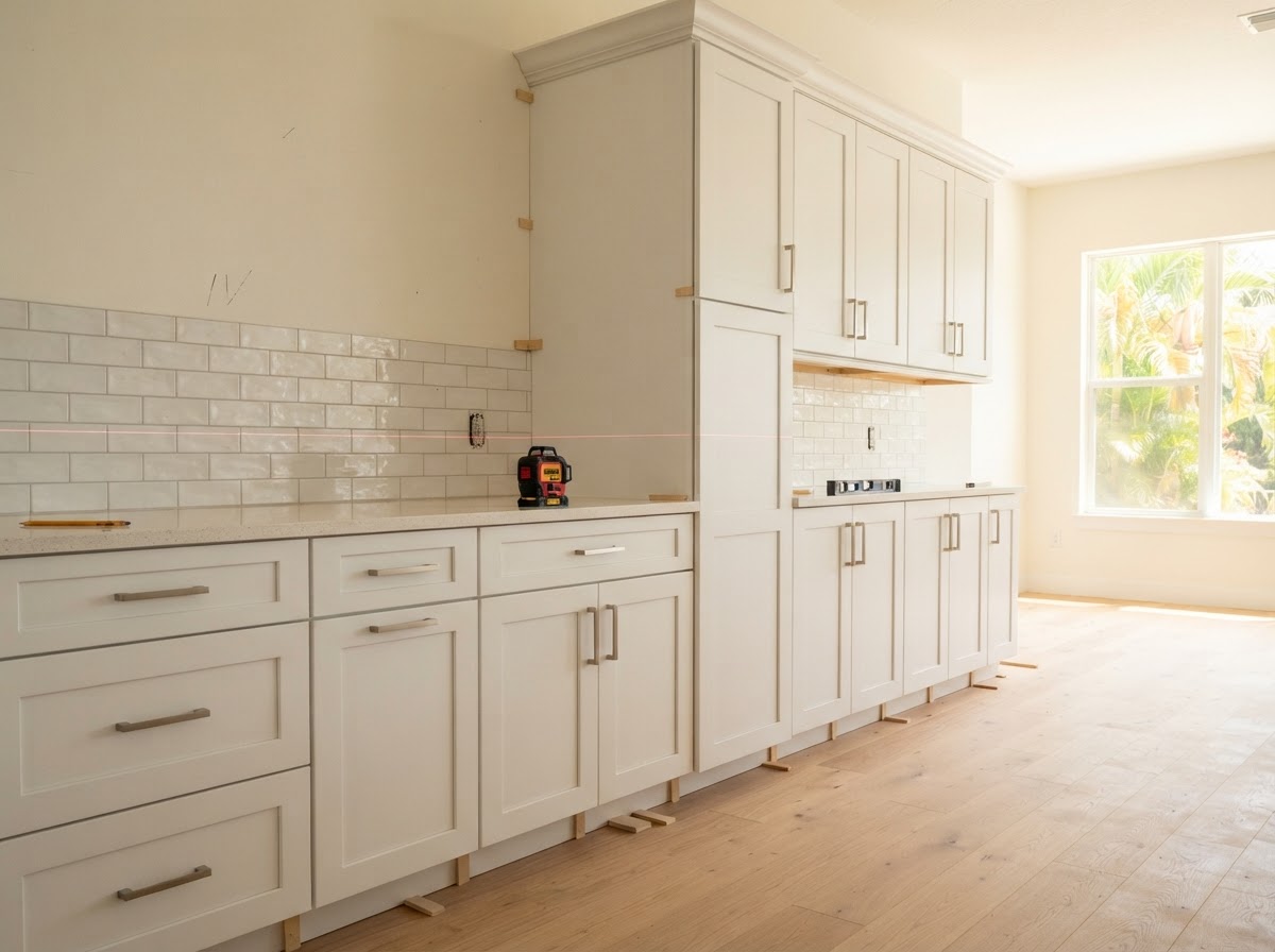 Custom kitchen cabinets for a Bloomingdale FL home