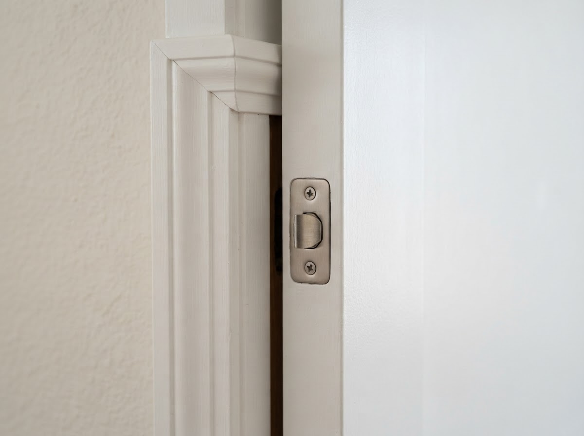 Door casing and strike plate alignment in Bloomingdale