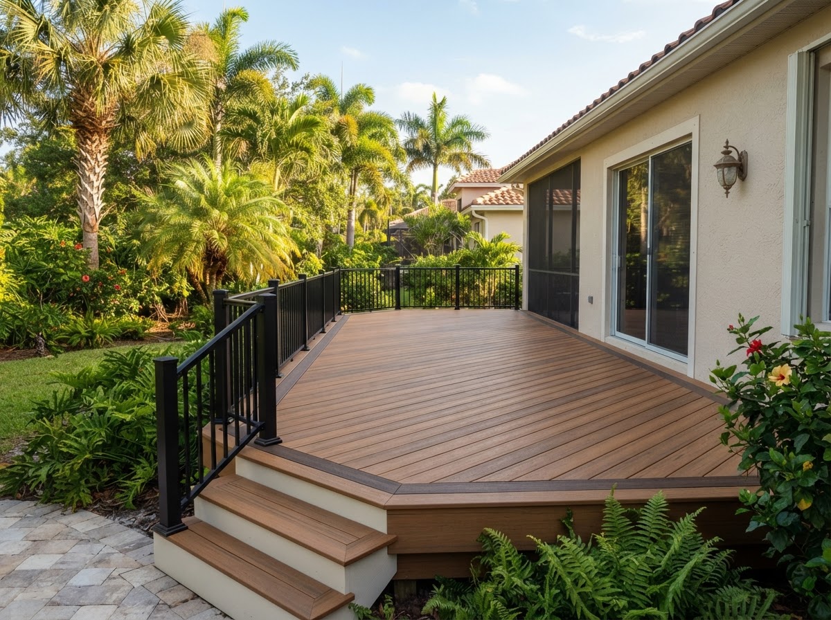Composite decking for a Bloomingdale Florida home