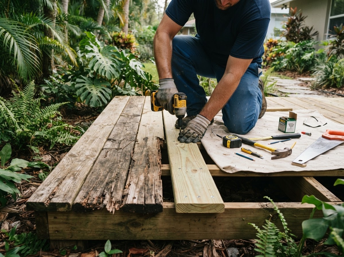 Residential deck repair in Bloomingdale FL