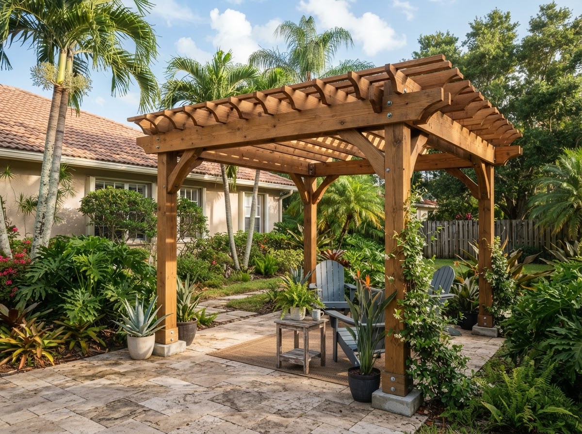 Pergola and outdoor carpentry in Bloomingdale