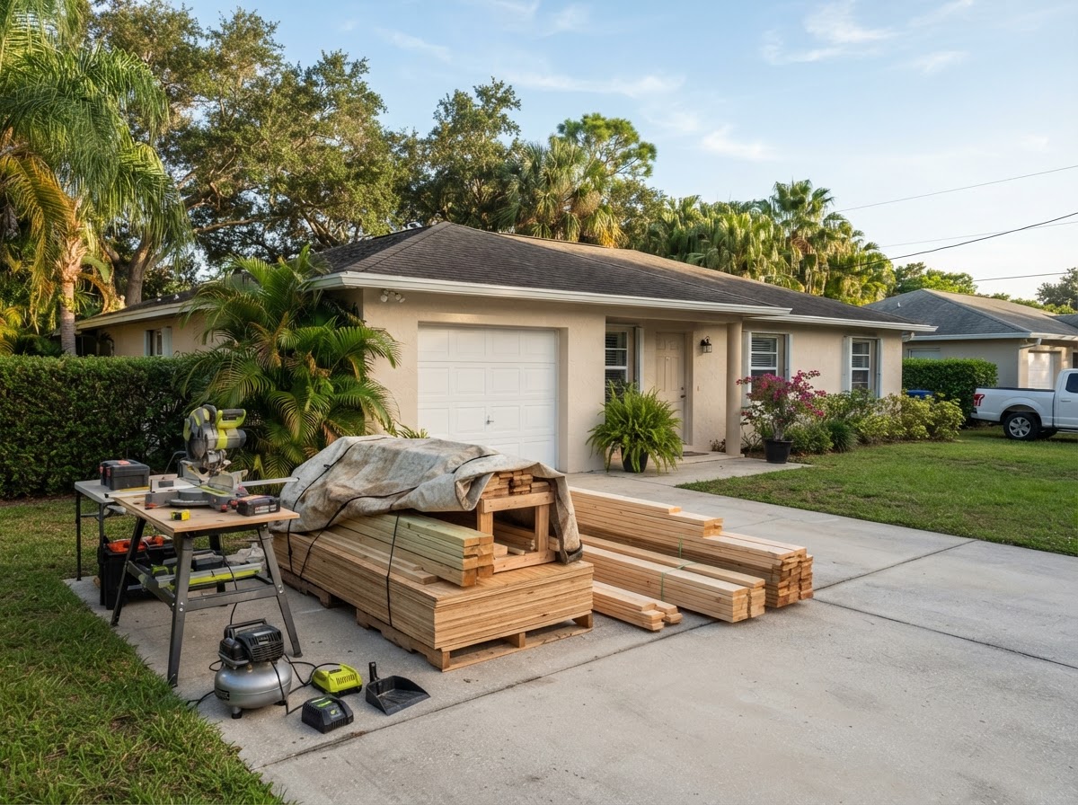 Carpentry service area in Bloomingdale Florida