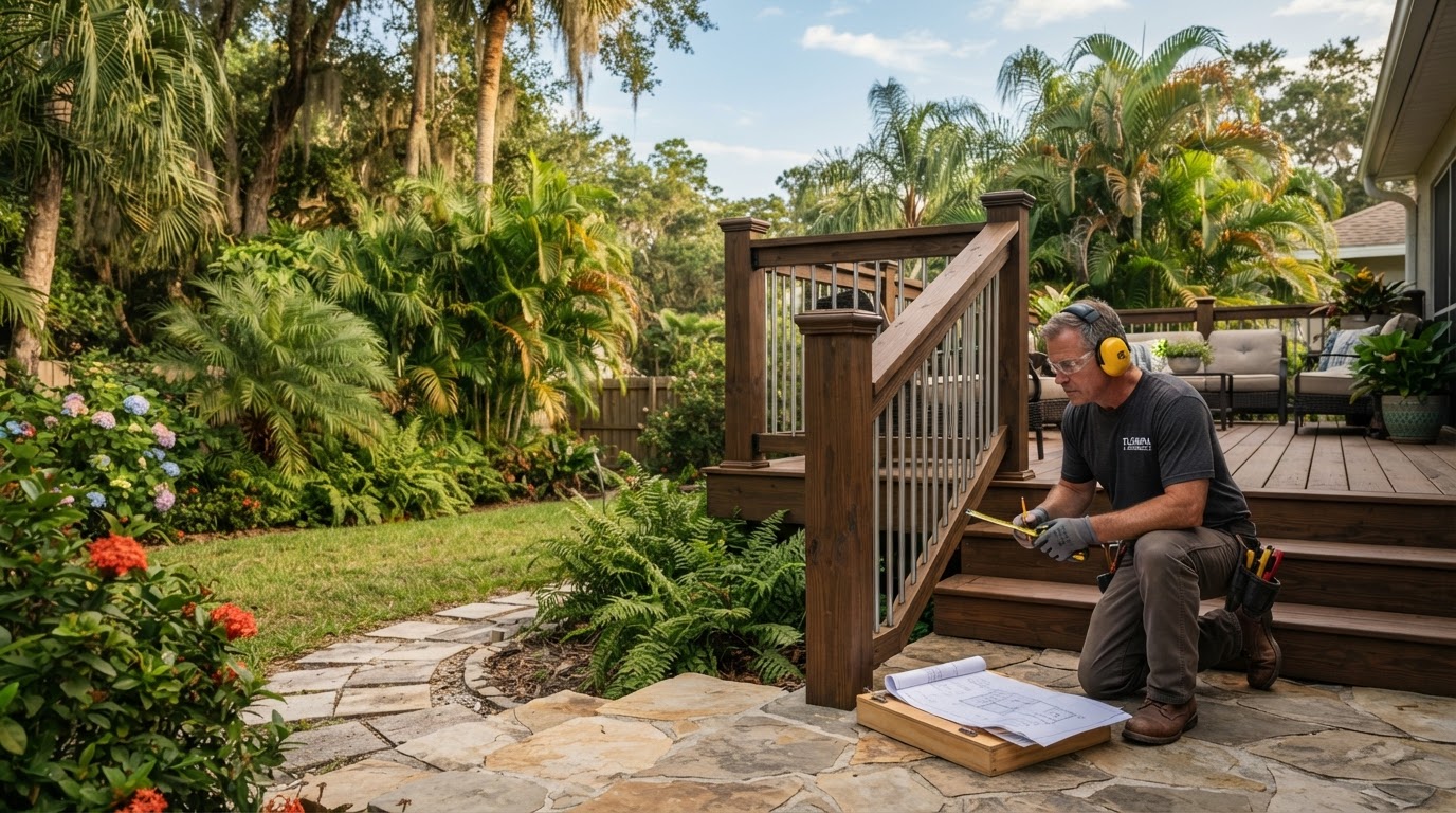Deck and outdoor carpentry planning in Valrico Florida