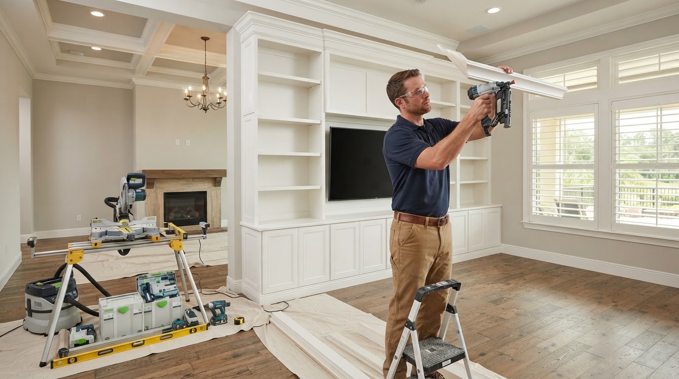 Premium custom carpentry in a master-planned Fish Hawk Florida home interior