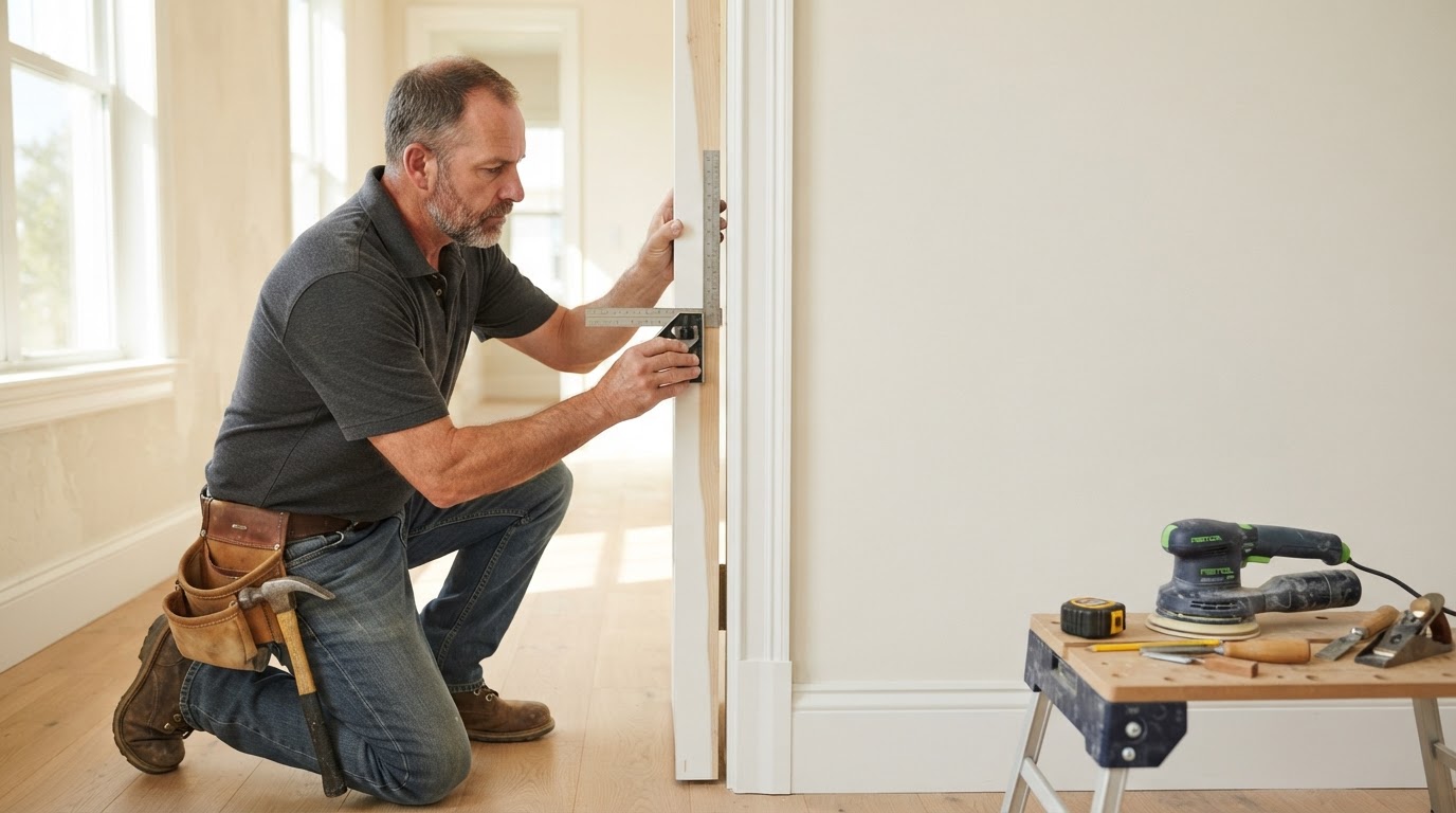Door casing installation in Bloomingdale Florida