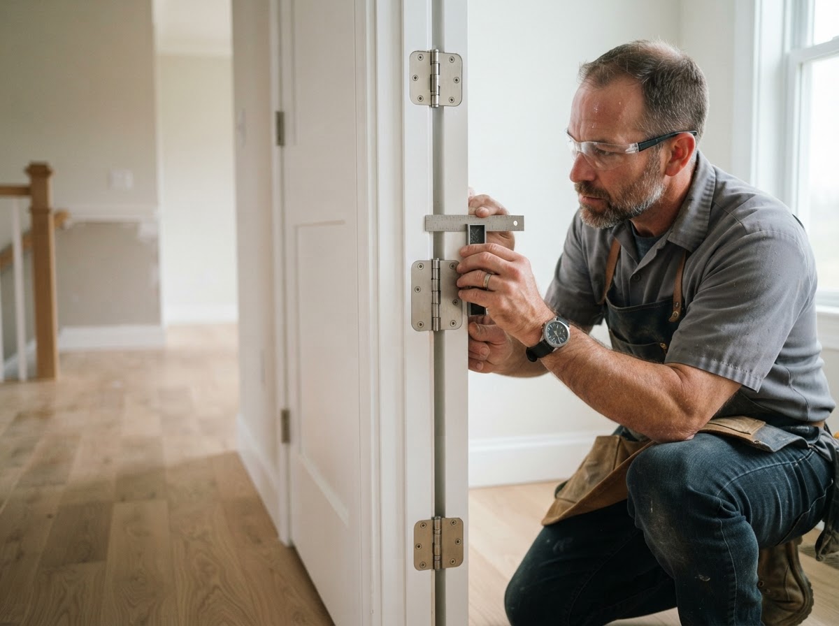 Interior door installation and finish carpentry in Bloomingdale