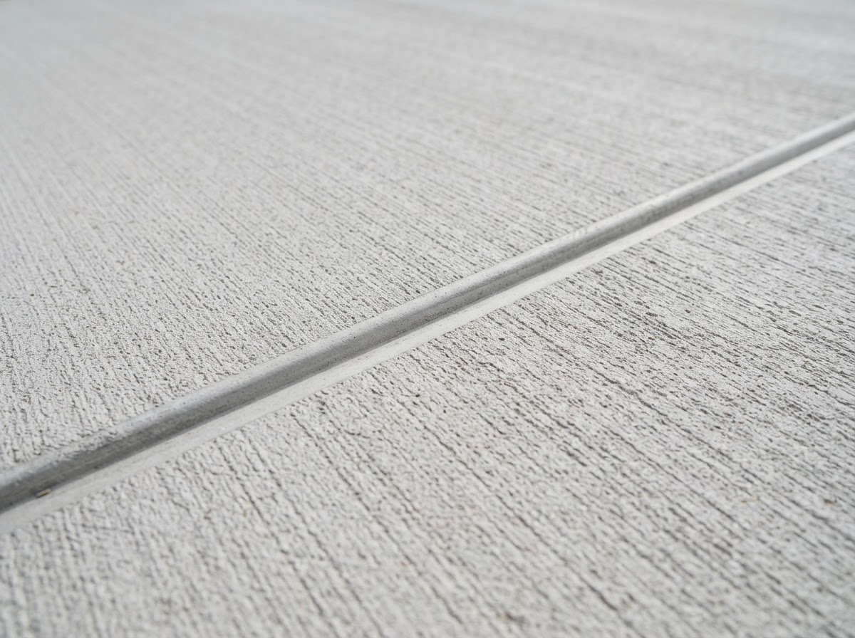 Concrete contractor finishing exterior flatwork