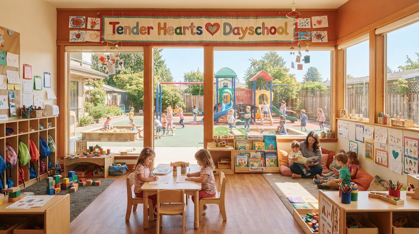 Tender Hearts Dayschool Classroom & Playground