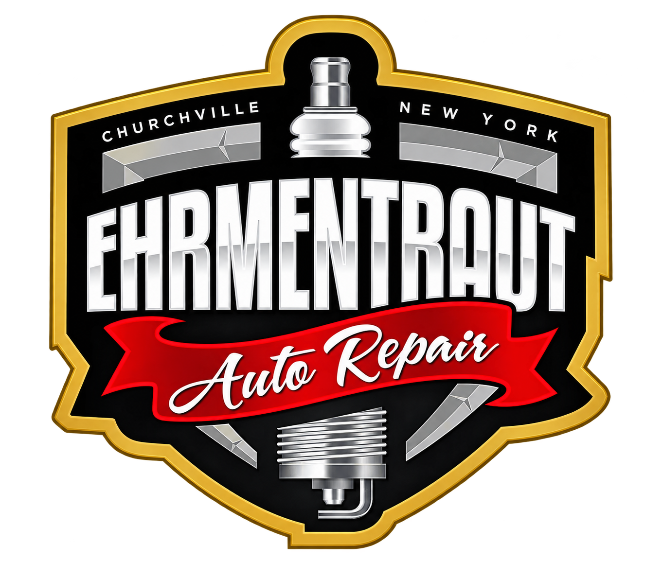 Ehrmentraut Auto Repair Logo