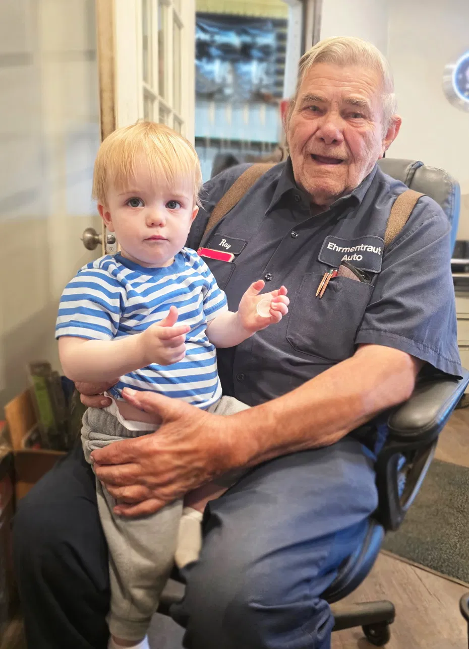 Founder Ray Ehrmentraut at Ehrmentraut Auto Repair