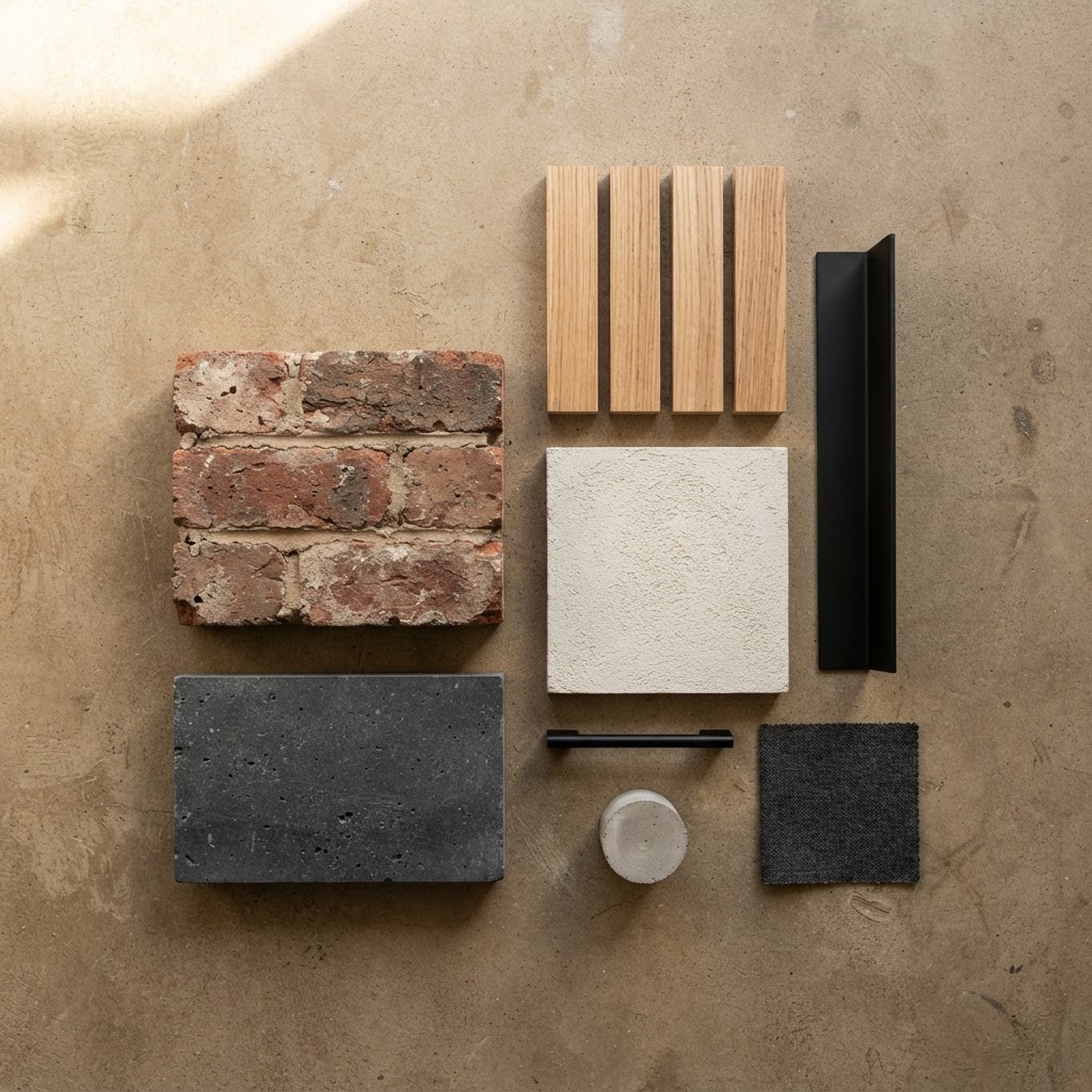 Construction material samples