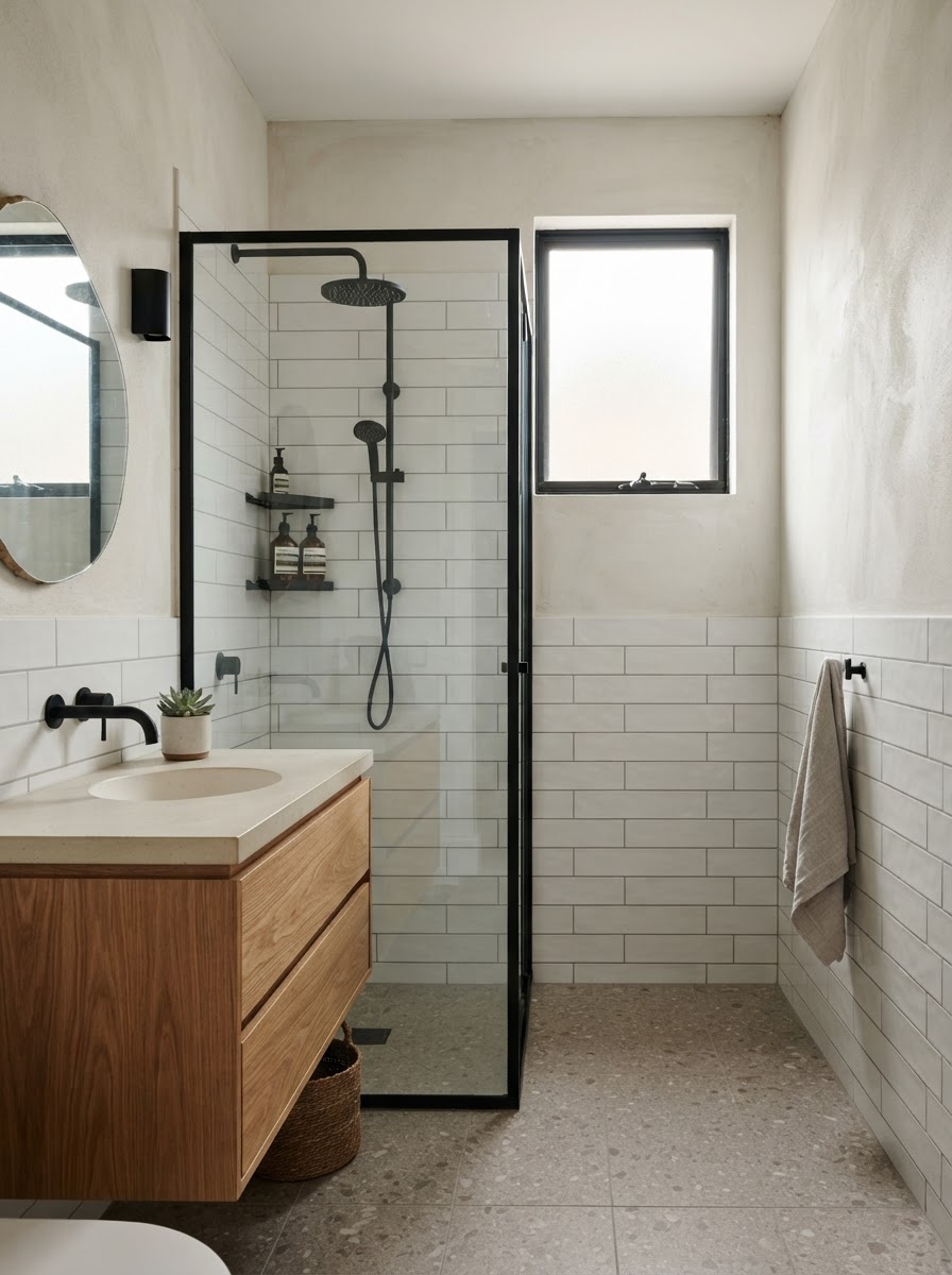 Private ensuite in a Melbourne rooming house
