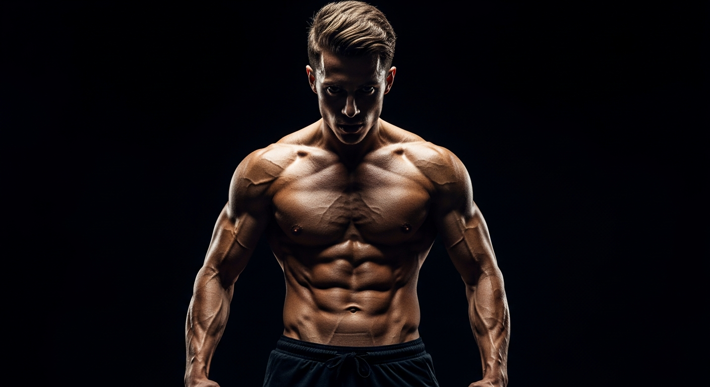 Physically transformed fit woman representing peak vitality