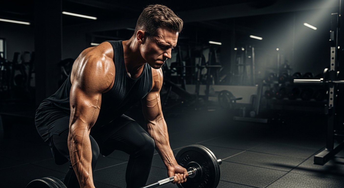 Physically transformed fit woman representing peak vitality