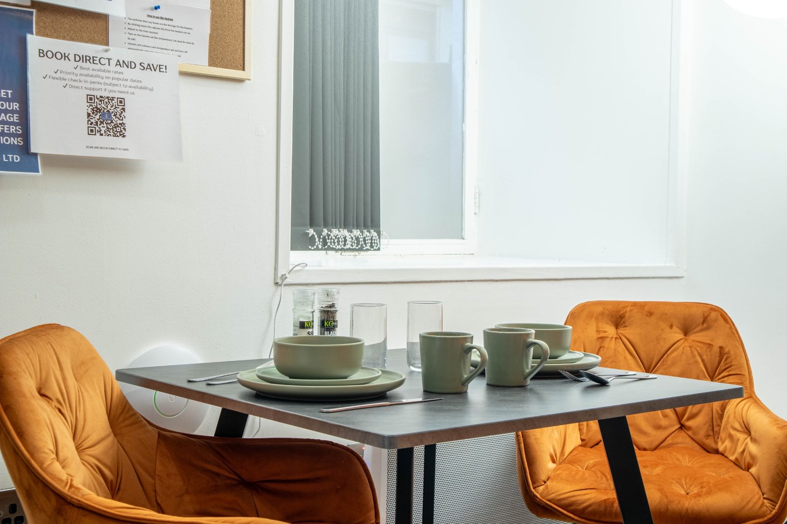 Bradford city centre studio operated on a company let basis by Apex Stays
