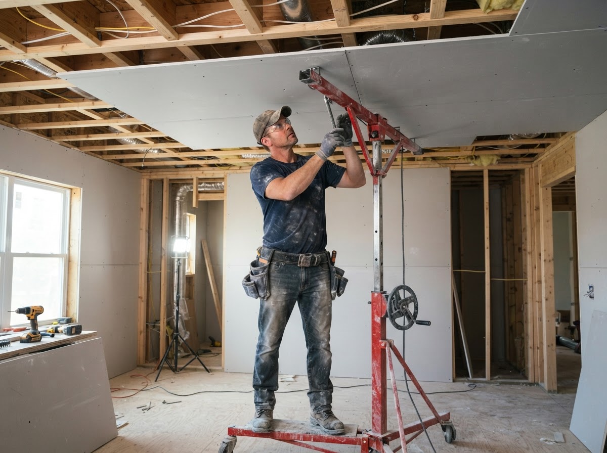 Ceiling drywall installation in Hacienda Heights