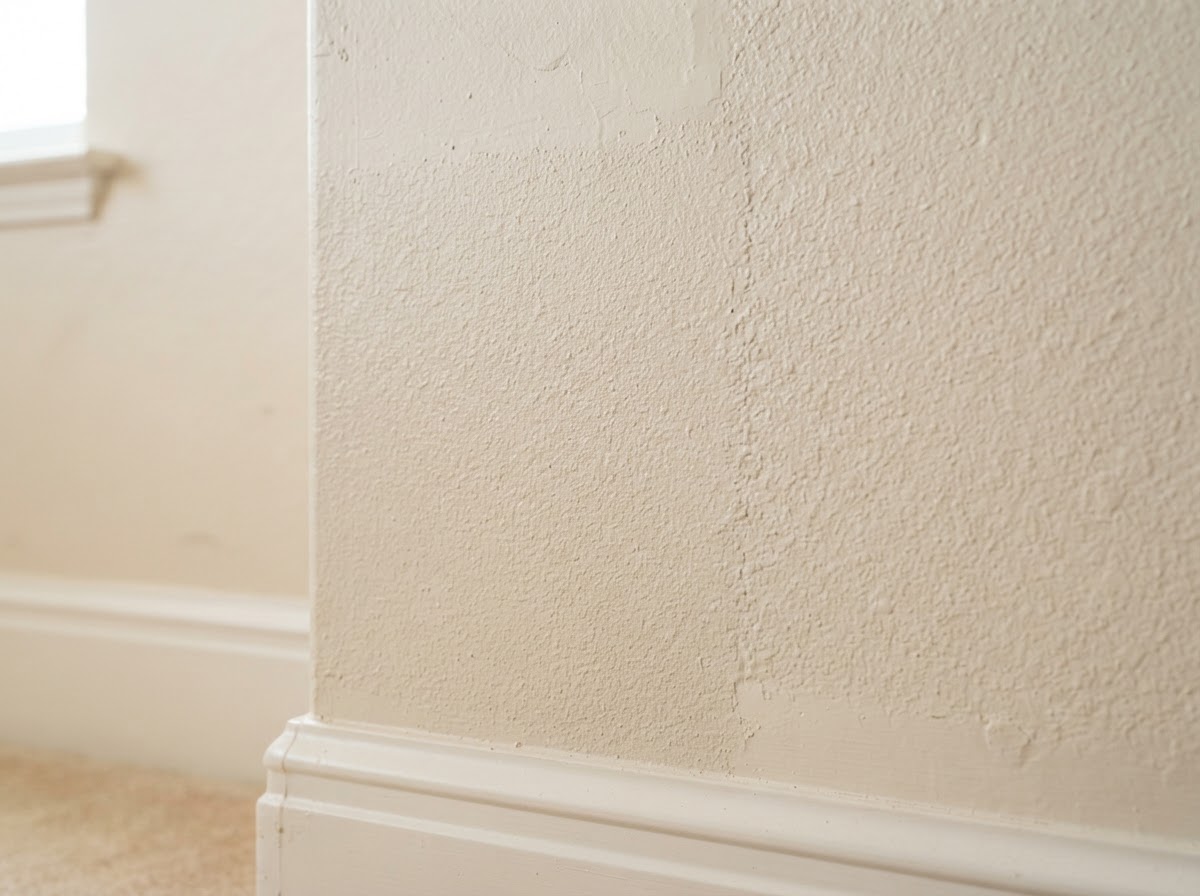 Drywall texture matching after repair in Walnut CA