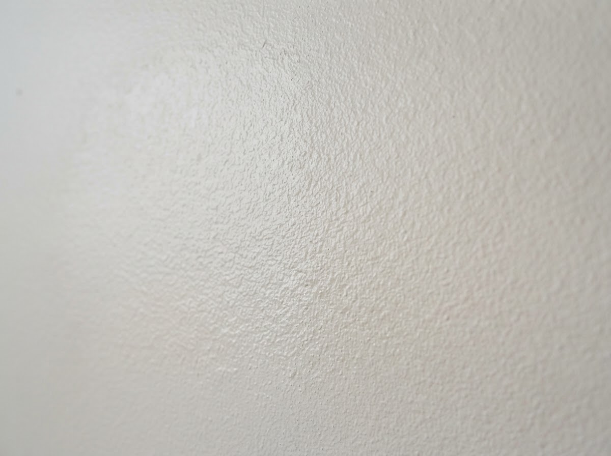 Matched drywall texture after repair in Hacienda Heights