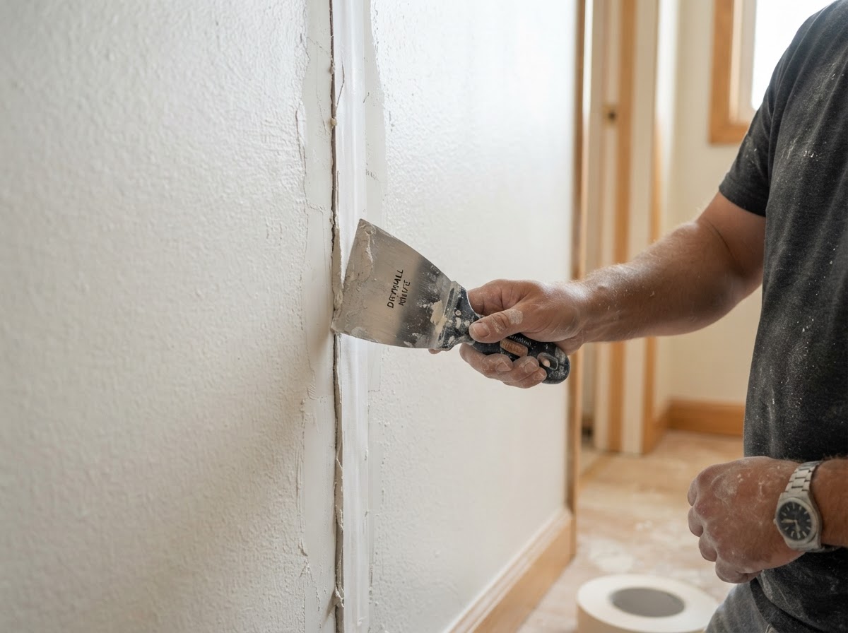 Drywall crack and seam repair in West Covina