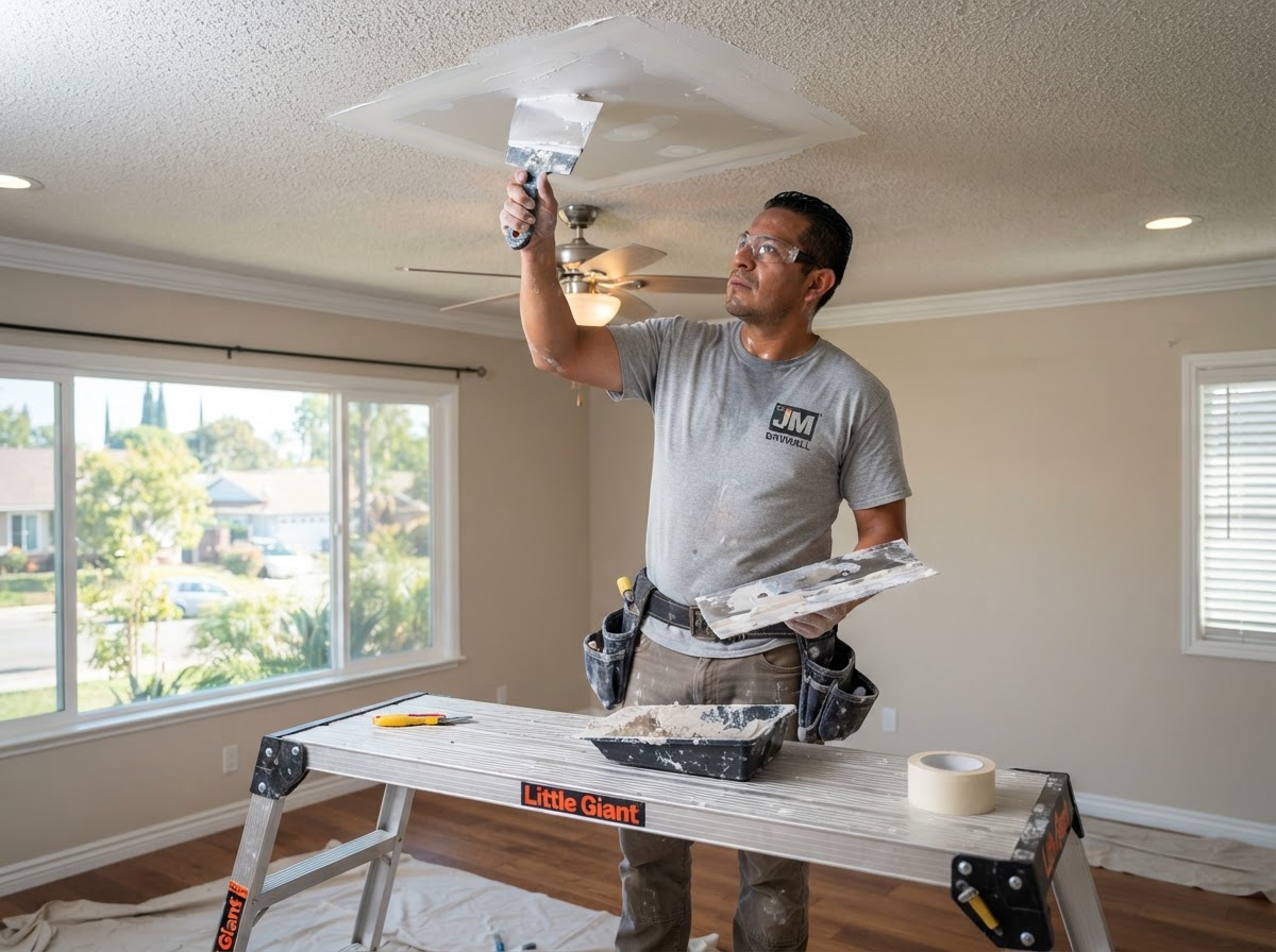 Ceiling drywall repair in Baldwin Park CA