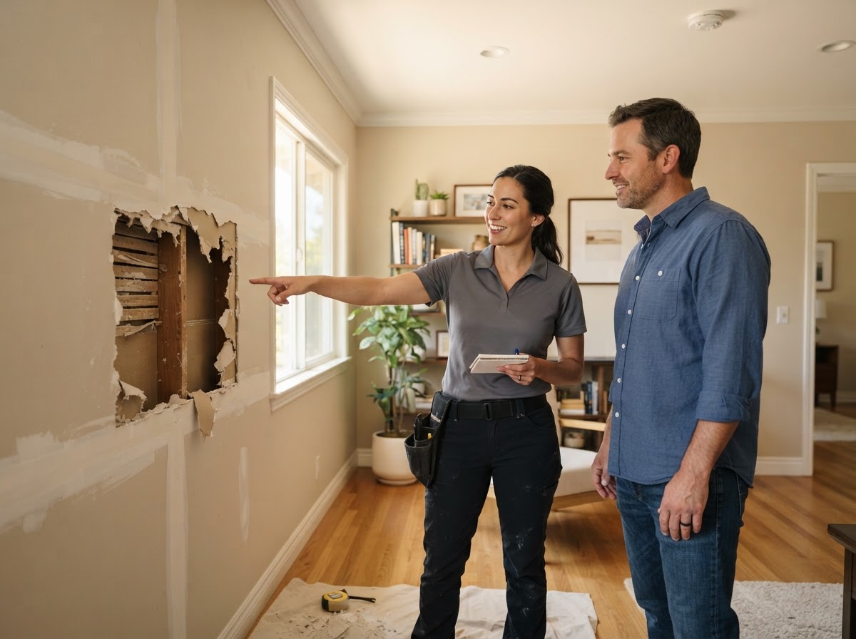 Requesting a drywall estimate in West Covina