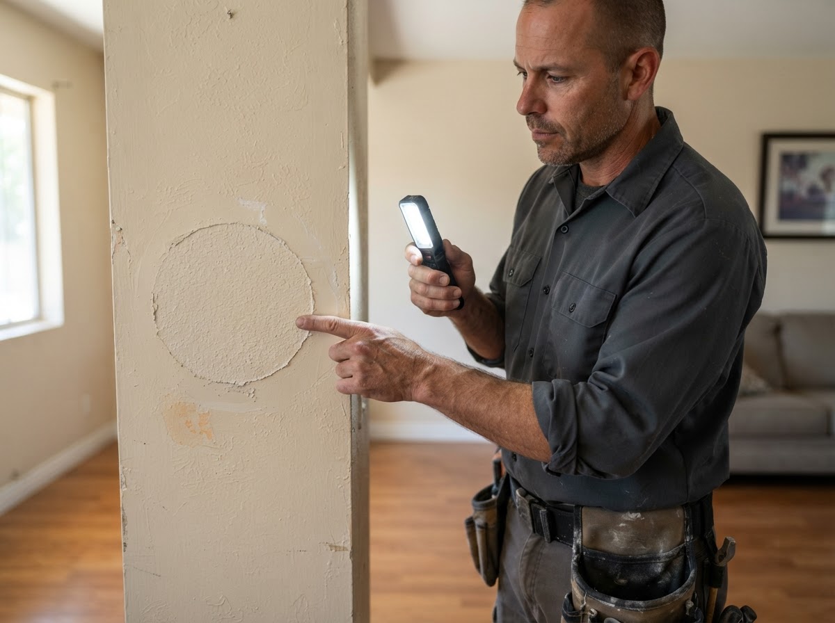 Drywall texture matching in West Covina CA