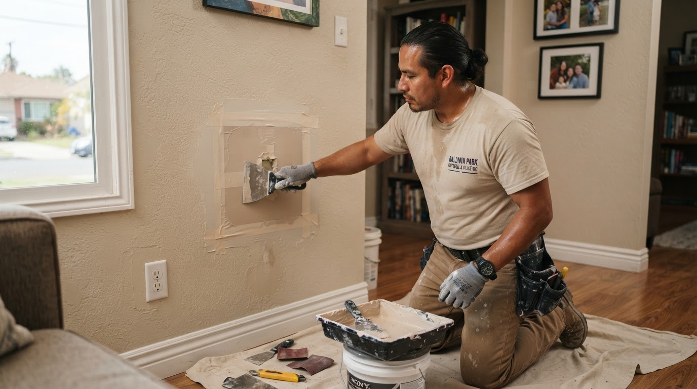 Drywall repair contractor in Baldwin Park CA