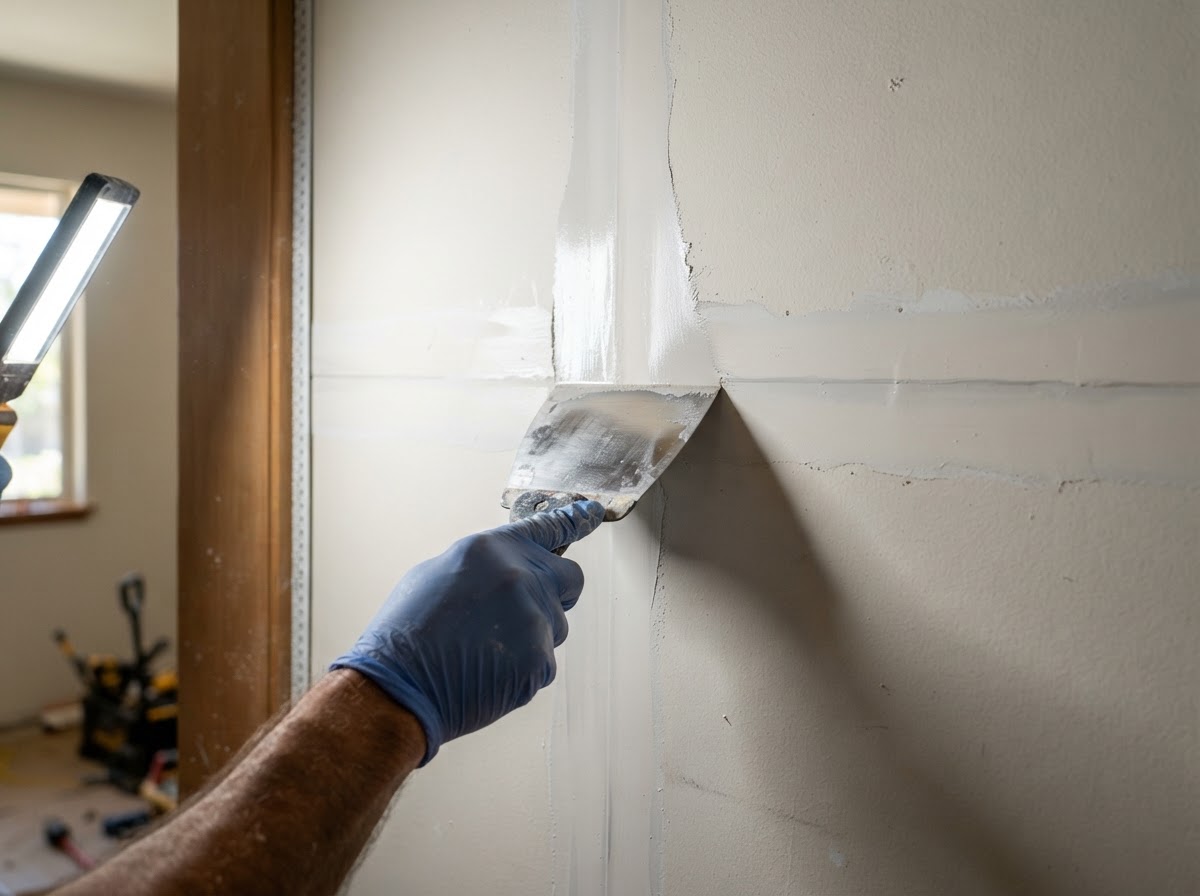 Drywall seam repair and finishing in Diamond Bar