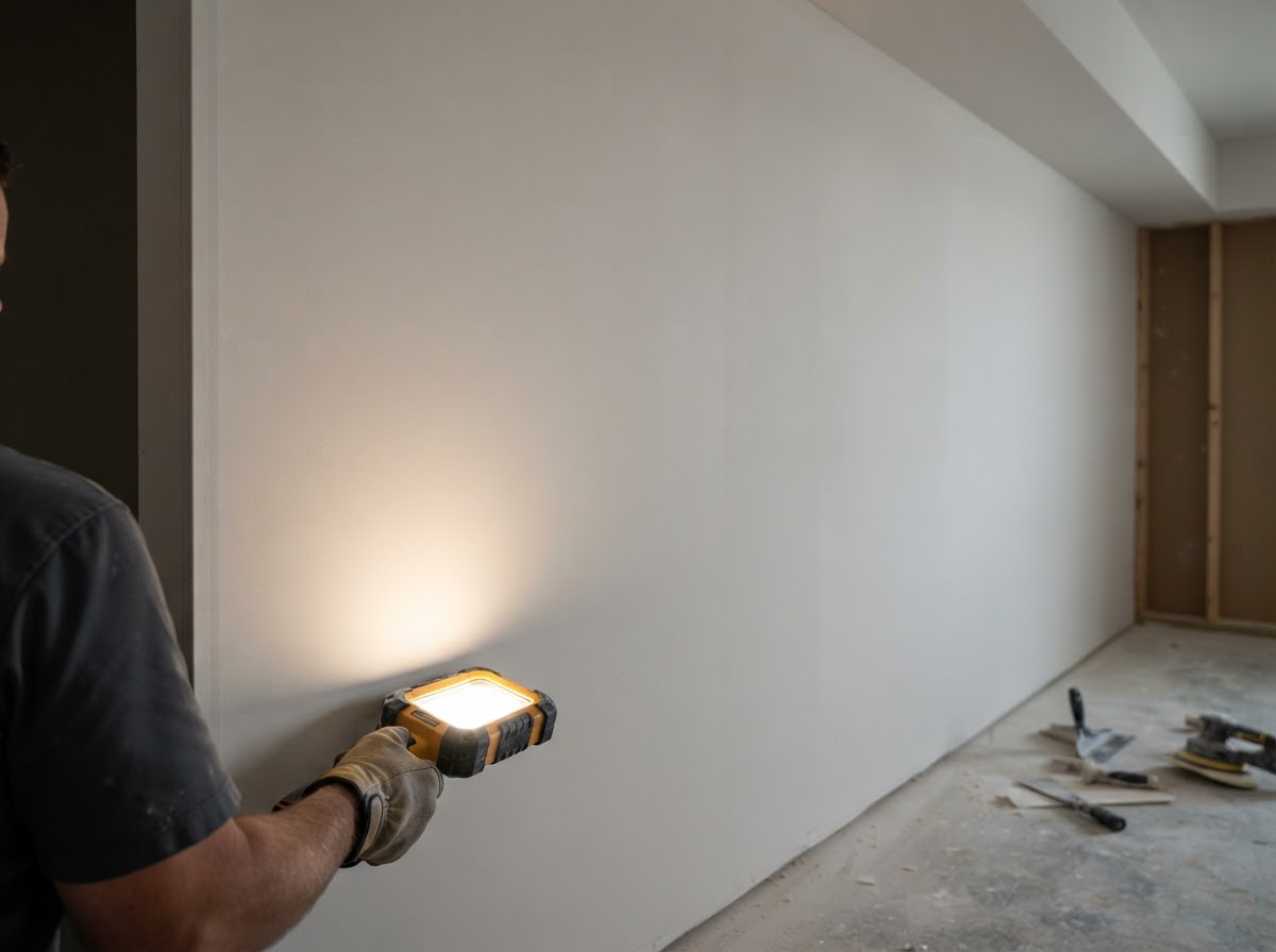 Drywall texture matching after repair