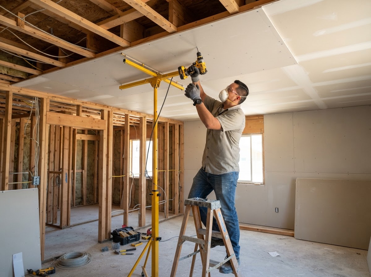 Ceiling drywall installation in West Covina CA