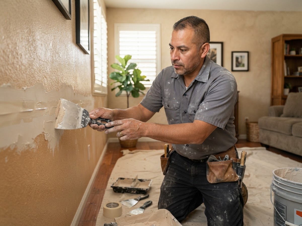 Drywall repair contractor in Hacienda Heights CA
