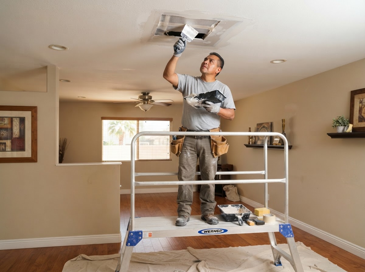 Ceiling drywall repair contractor in West Covina