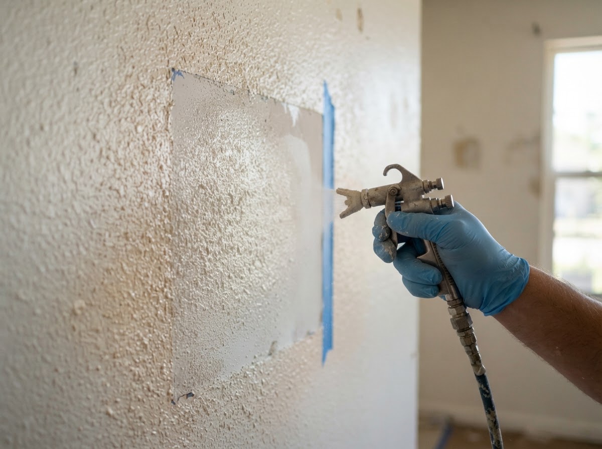 Drywall texture matching in Hacienda Heights CA