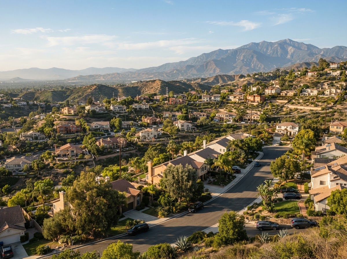 Drywall service area in hillside communities near West Covina