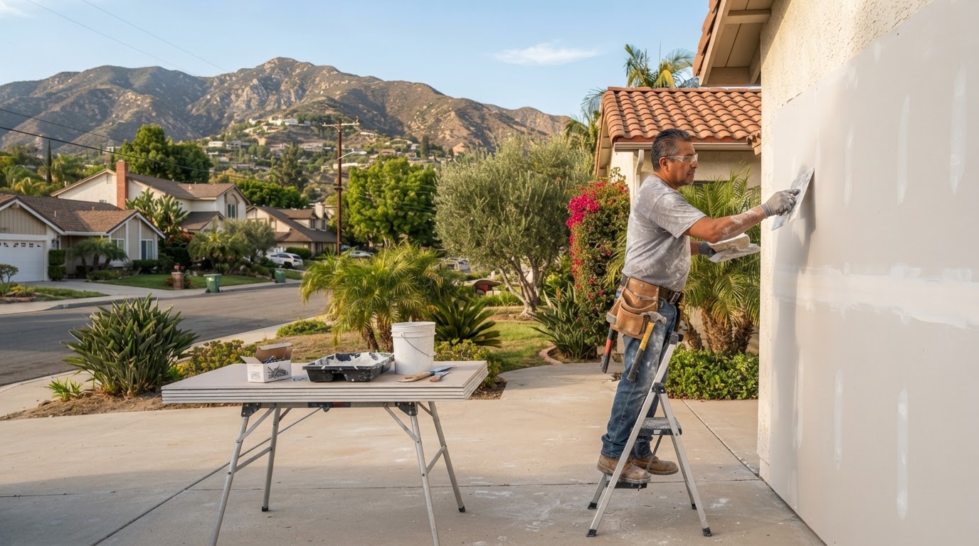 Drywall service for Rowland Heights homes