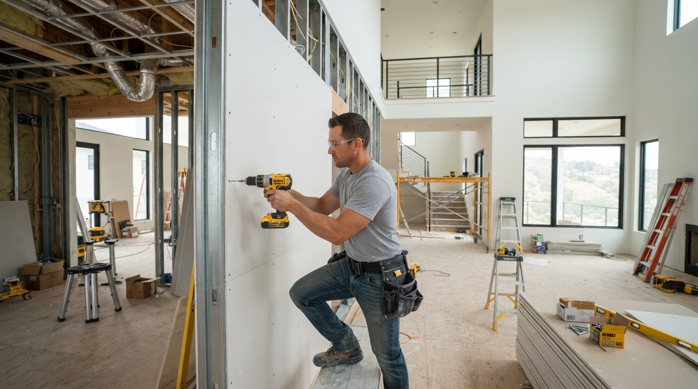 Drywall installation contractor in Diamond Bar CA