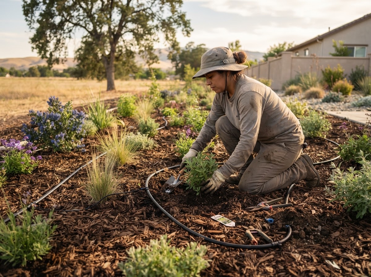 Landscape planting services across the Wasco service area