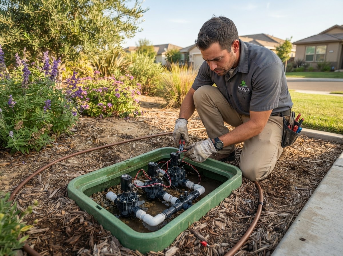 Irrigation valve and solenoid inspection in Delano, CA