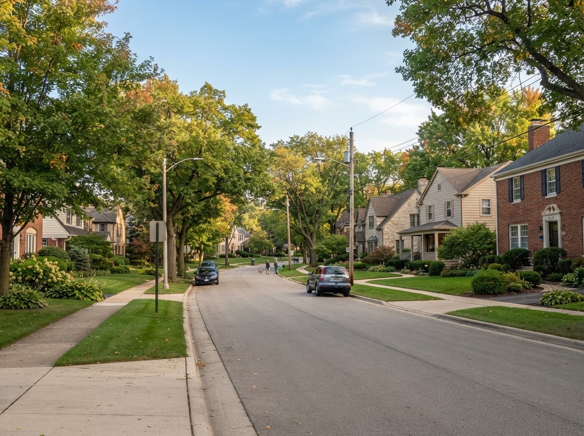 Residential properties served by Niles Drywall Contractor in Park Ridge