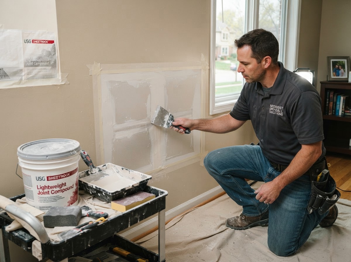 Residential drywall repair available across the Niles service area